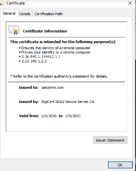 Choose the suitable SSL/TLS certificate