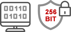 256 Bit Encryption​